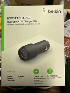 (1) Belkin AUTHENTIQUE, CCB001BTBK, Adaptateur Auto - Sortie 5 V DC - Photo 1 sur 5