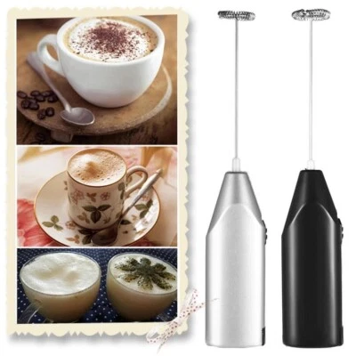 Electric Milk Frother Drink Foamer Whisk Mixer Stirrer Coffee Eggbeater Kitchen - Image 1 of 4