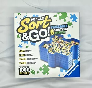 Puzzle Sort & Go Stackable Sorting Trays! Up to 1000 Pieces - Ravensburger - Picture 1 of 2