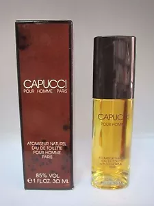 CAPUCCI POUR HOMME 1.0 Oz/30 ml Eau De Toilette Spray For Men Vintage - Picture 1 of 5