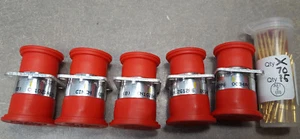 Lot of 5 CN1021A12G12PN-300 Cinch Circular MIL Spec Connectors. - Picture 1 of 12