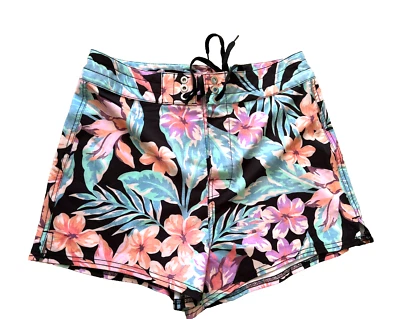 NEW NWT Billabong board shorts NIGHTS IN PARADISE floral pattern JUNIORS 7 - Image 1 of 4