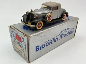 BROOKLIN MODELS PACKARD LIGHT 8 1932 GRIS PLATA 1/43 Nº 6 METAL MODEL MIB - Imagen 1 de 9