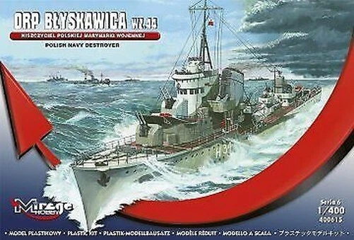 Mirage Hobby 400615 - 1:400 Polacco Navy Cacciatorpediniere Orp Blyskawica Wz.44 - Immagine 1 di 1