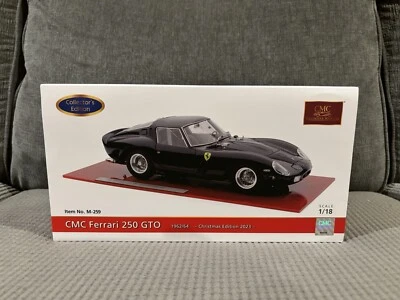 1/18 CMC M-259 Ferrari 250 GTO 1962 Black “Christmas Edition” Limited 600 PCs - Image 1 of 4