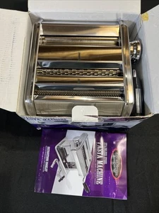 PASTA MACHINE STAINLESS STEEL BY COOK PRO INC #397 - Picture 1 of 3