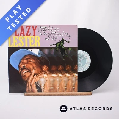Lazy Lester Rides Again LP Album Vinyl Record 1987 BLUH 002 Blue Horizon - EX/EX - Image 1 of 4
