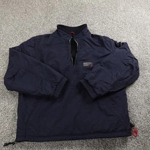 VTG Abercrombie Fitch Jacket Mens XL Pullover Windbreaker Fleece Coat 90s Y2K - Picture 1 of 13