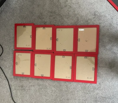 MARCOS ROJOS IKEA *JUEGO DE 8* Foto 1 de 2