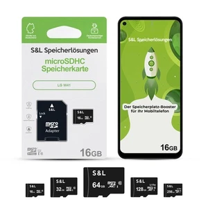 Karta pamięci micro SD Memory do LG W41 16GB 32GB 64GB 128GB 256GB Doskonała - Zdjęcie 1 z 31