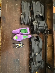 1990 KENNER DC COMICS DARK KNIGHT BATMOBILE - POP OUT EXHAUST FLAME LOT vintage - Picture 1 of 9