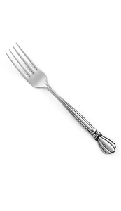 Oneida ALEXIS Stainless Deluxe Glossy Bow Silverware Dinner Fork - Picture 1 of 1