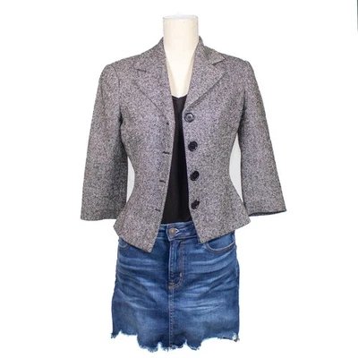 Куртка блейзер TRINA TURK шерстяная смесь размер 4 - Изображение 1 из 4