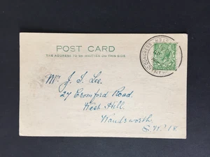 GB 1931 18° CONGRESSO FILATELICO PMK SU CARTOLINA RICORDO A WANDSWORTH - Foto 1 di 2