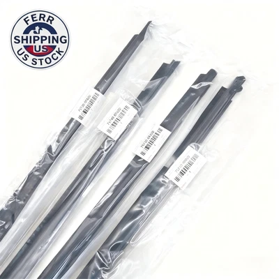 4x Door Auto Window Trim Moulding Belt Weatherstrip For Toyota RAV4 2009-2012 - Imagem 1 de 4