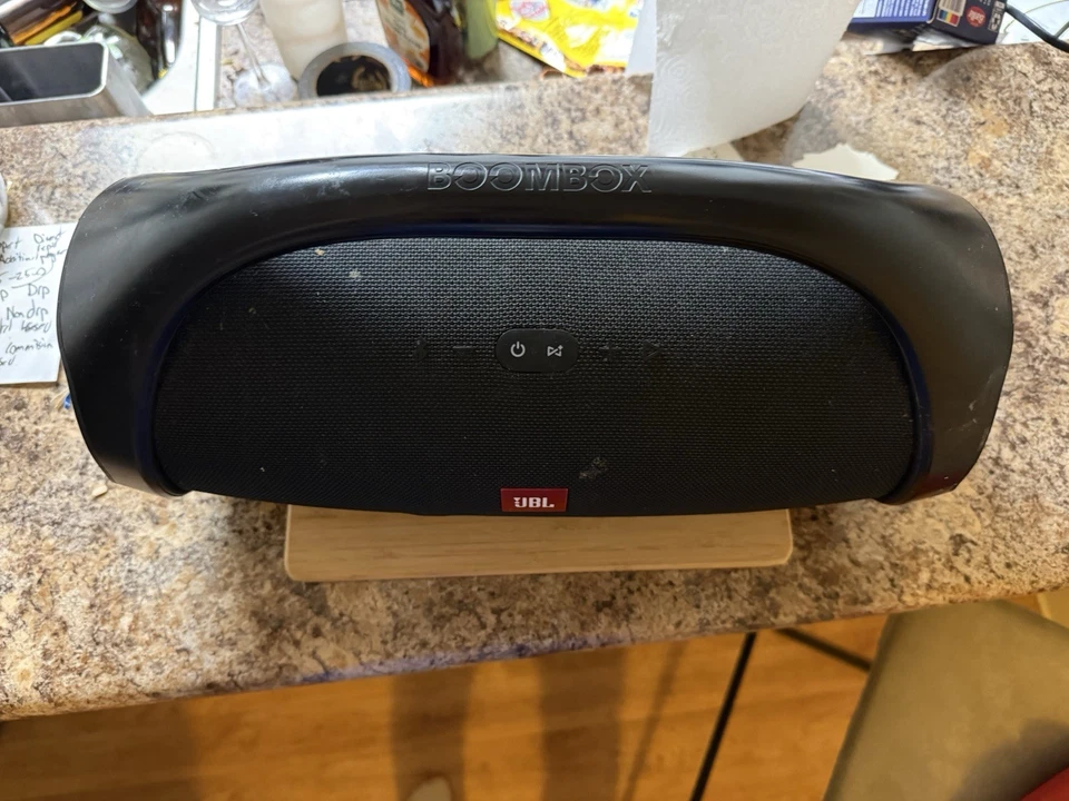 Old JBL Boombox 1 Waterproof Bluetooth Speaker Black Used OFFICIAL Product - Image 1 of 2