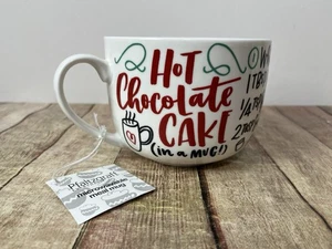Pastel de chocolate caliente Pfaltzgraff en una taza taza taza de recetas, nuevo, microondas en la taza - Imagen 1 de 5
