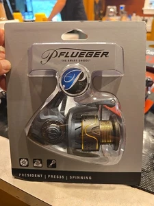 Pflueger President PRES35 Spinning Fishing Reel - Picture 1 of 2