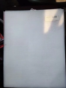 7 Mesh Count Clear Plastic Canvas  Sheet Lot Of (5)  10.5 x 13.5 Inches - Picture 1 of 1