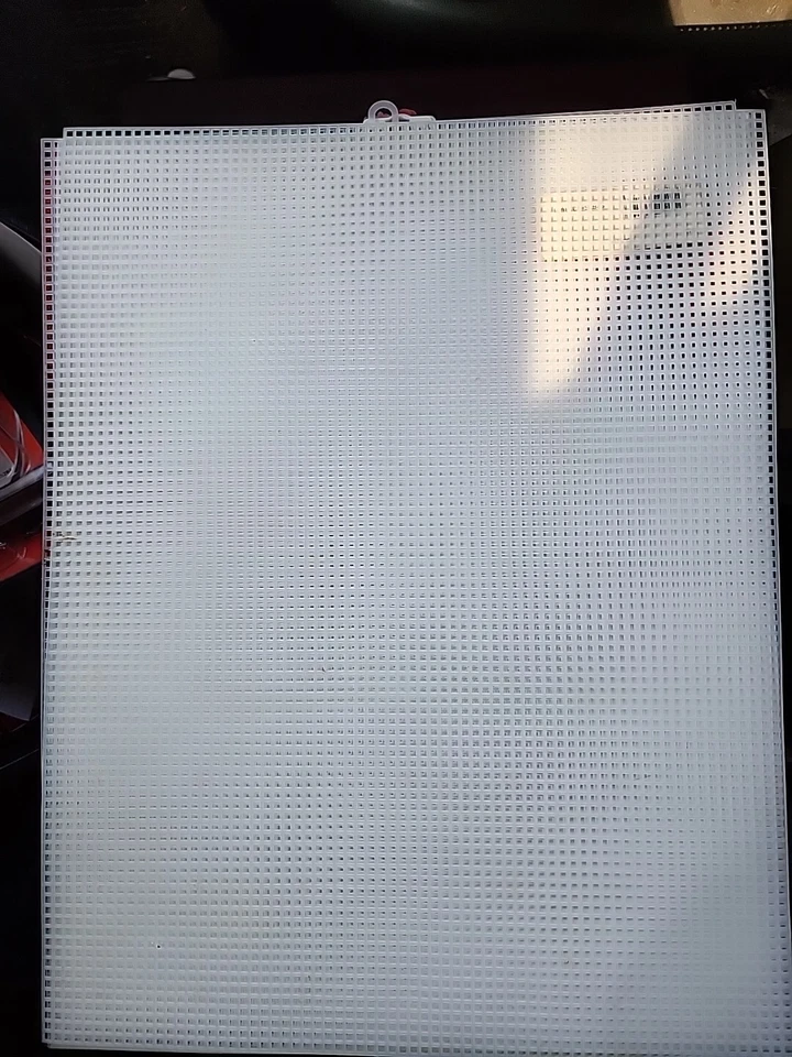 7 Mesh Count Clear Plastic Canvas  Sheet Lot Of (5)  10.5 x 13.5 Inches - Image 1 of 1