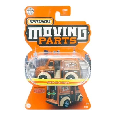 Matchbox Moving Parts Divco Milk Truck  -Wear on Card - Image 1 of 4