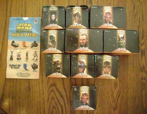 1999-Star Wars: Episode 1 Phantom Menace (Complete SET of 10 Toys) Taco Bell - Picture 1 of 9