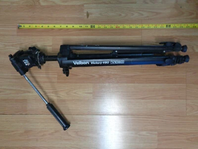 Velbon Victory 480 Tripod & Vel-Flo 8 PH-258 Pan Tilt Head - Camera Video - Image 1 of 2