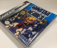 GBA GAME BOY ADVANCE GUNSTAR SUPER HEROES NEW SEALED