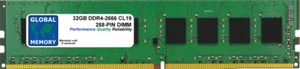 32GB (1 x 32GB) DDR4 2666MHz PC4-21300 288-PIN DIMM MEMORY RAM FOR DESKTOPS/PCs - Picture 1 of 1