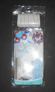 Peva 71 x 71 Flower Shower Curtain W 12 Hooks - Picture 1 of 1