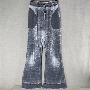 Free People Intimately S Cozy Cool Girl Lounge Pants Flared Wide Leg Burnout - Picture 1 of 10