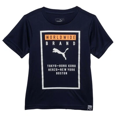 Camiseta retro manga corta 3T Puma de alto rendimiento 3T nueva con etiquetas para niños pequeños Foto 1 de 2