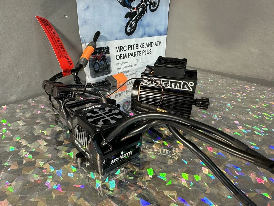 Spektrum Firma Esc Motor Combo V6 Kraton EXB  6s IC5 Big Rock EXB Arrma 1/7 1/8 - Image 1 of 3