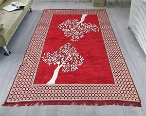 Tapis Chenille aspect royal tapis coureur 5 x 7 pieds arbre marron - Photo 1/2