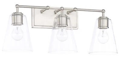 Capital Lighting 121731-431BN  3 Light Bathroom Vanity Fixture Brushed Nickel - Image 1 of 2