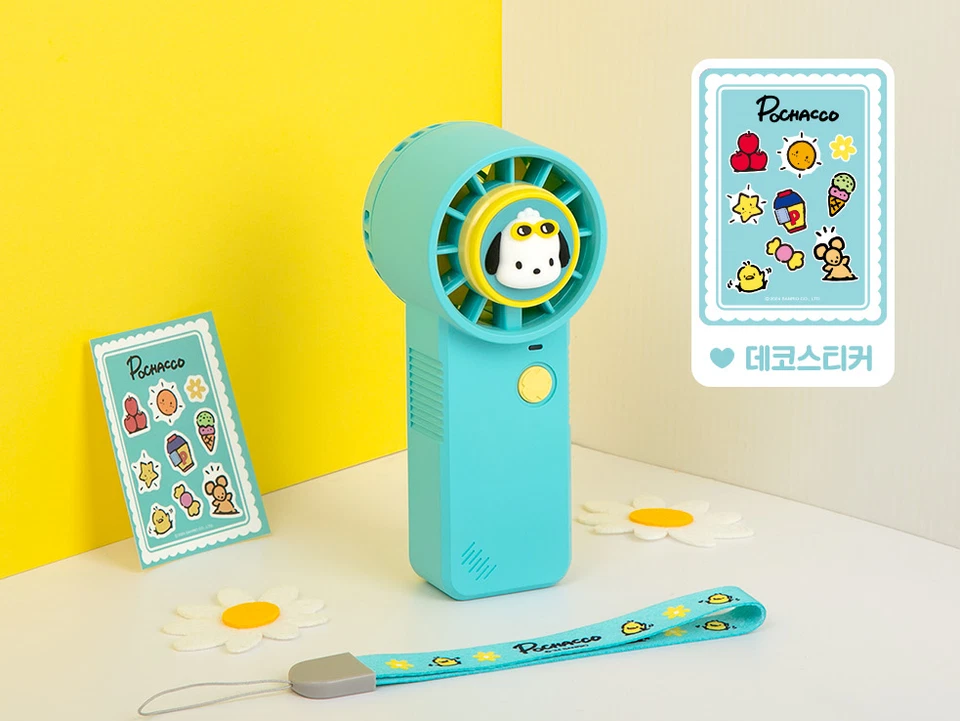 "Ventilador práctico inalámbrico Sanrio 2024 - 5 caracteres" Foto 1 de 1