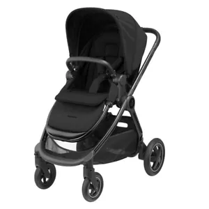 Maxi-cosi Adorra Luxe Baby Stroller Pushchair Shock Absorb Wheels Twillic Black - Picture 1 of 10