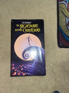 Vintage Tim Burton’s The Nightmare Before Christmas Vhs Black Clamshell