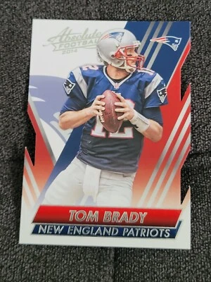 Tom Brady DIE-CUT 2014 Panini Absolute #44 New England Patriots  - Image 1 of 2