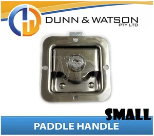 Small Paddle Handle Lock Latch Camper Trailer Caravan Toolbox Motorhome - Picture 1 of 1