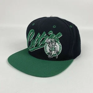 Boston Celtics Mitchell Ness Hardwood Classics Adj Wool Hat Official NBA Emblem - Bild 1 von 12