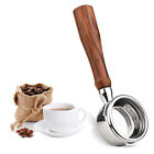 58mm 3 Ears Stainless Steel Bottomless  Portafilter Wooden Coffee B7A5