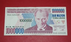 Turkey Banknote 1,000,000 Bir Milyon Turk Lirasi dated 1970 - Picture 1 of 2
