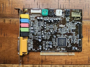 Creative Labs - 5.1 Sound Blaster Live - PCI Card - Model # CT4780 - Picture 1 of 8
