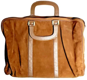 Bolso para Laptop 1618 Pivote Forrado Gamuza y Cachemira - Marrón/Paisley - Buen Estado - Imagen 1 de 7