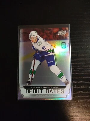 2022-23 Upper Deck Debut Dates #DD2 Vasily Podkolzin - Image 1 of 2