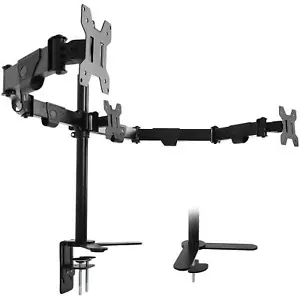Versatile Triple Monitor Mount,3 Monitor Desk Mount,VESA 75×75mm/100×100mm - Picture 1 of 7