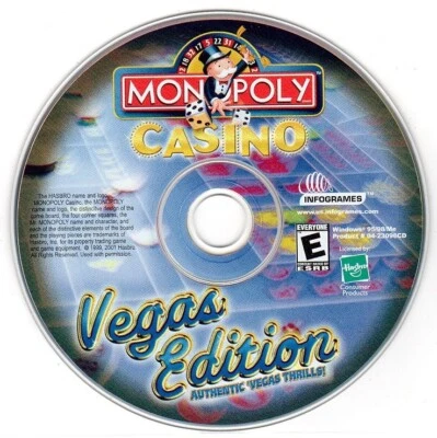 Monopoly Casino: Vegas Edition (PC-CD, 2001) for Windows - NEW CD in SLEEVE - Image 1 of 3