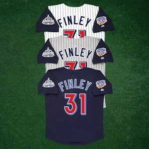 Chuck Finley 1997 Anaheim Angels Men's Home/Road/Alt Jersey w/ Jackie Patch - Picture 1 of 14