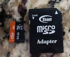 64gb Micro SD card Team Group Brand Free and Fast Shipping